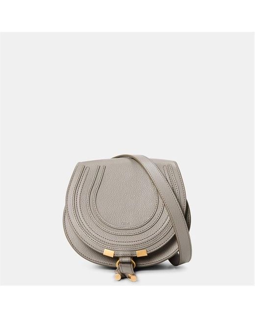 Chloé Gray Marcie Small Crossbody Bag