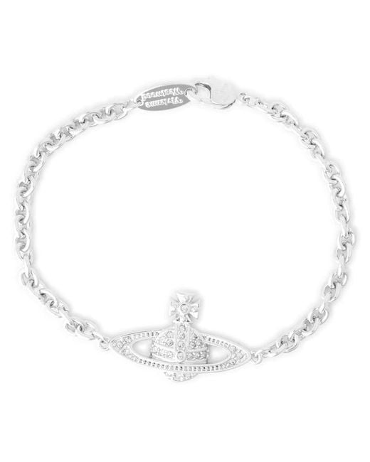 Vivienne Westwood White Viv Relief Chain Sn64 for men