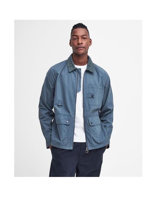 Barbour Fenton Casual Jacket in Blue for Men Lyst UK