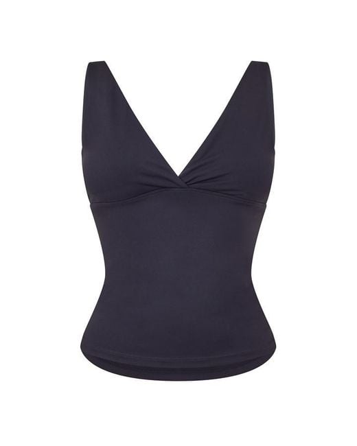 Tala Blue Dayflex V Neck Vest Longer Length