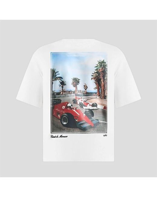 Manière De Voir Blue Maniere Graph Tee Sn63 for men