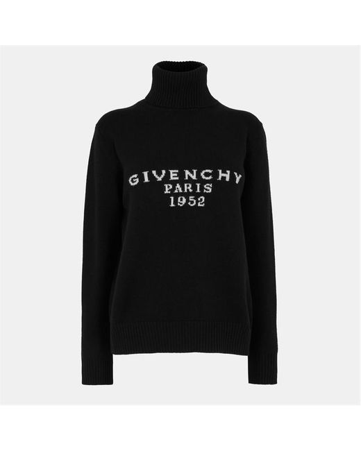 Givenchy Black Knit Crew Neck Jumper