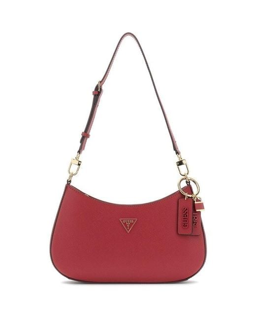 Guess Red Noelle Shoulder Bag