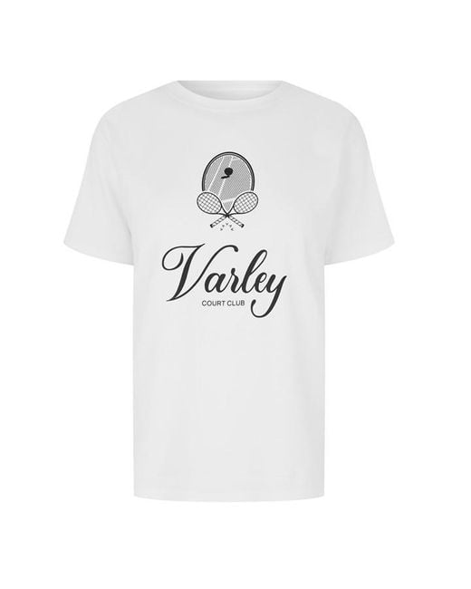 Varley White Coventry T-shirt