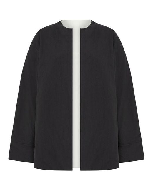 St. Agni Black Reversible Pillow Jacket