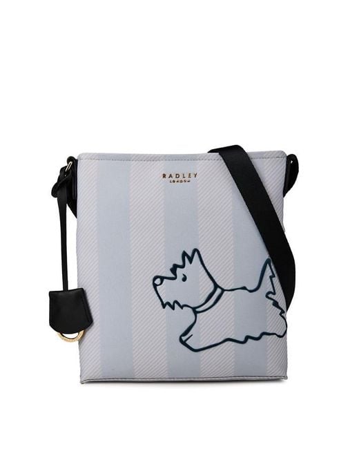 Radley White Palace Gardens Zip Top Crossbody Bag