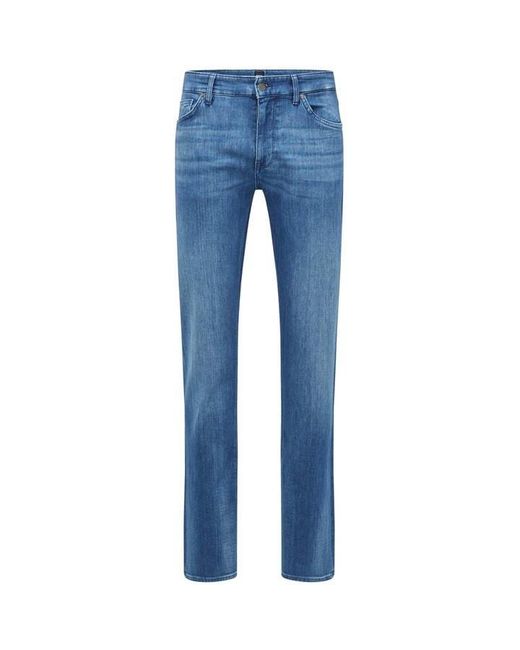 Boss Blue Maine3 Slim Fit Jeans for men