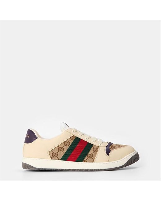 Gucci Natural Screener Sneakers for men
