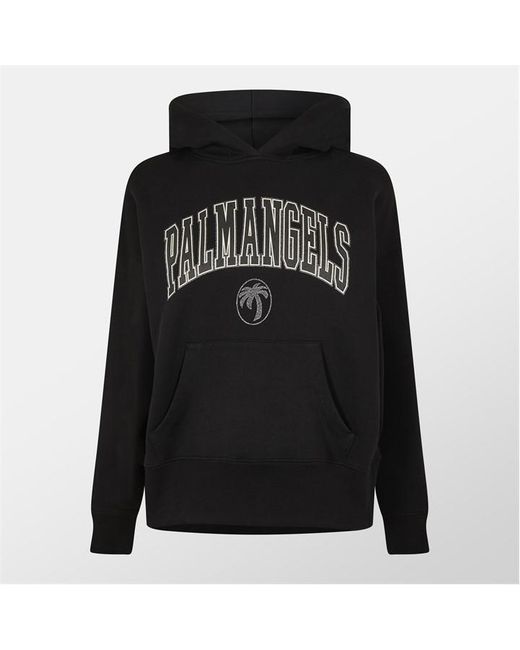 Palm Angels Black College Hoodie