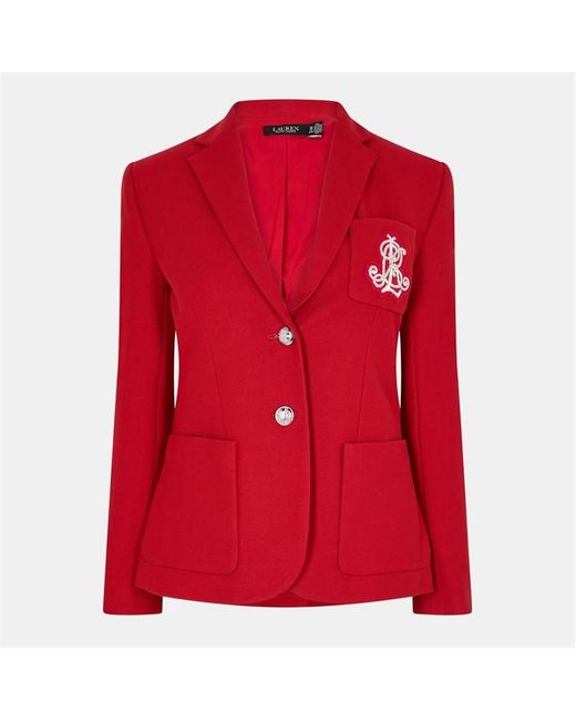 Ralph Lauren Red Anfisa Blazer