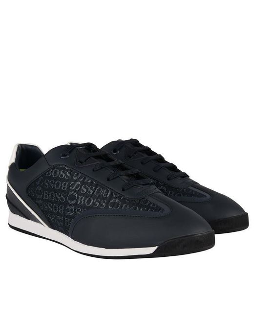 boss trainers flannels