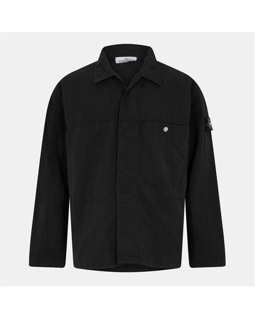 Stone Island Blue Jc Technical Overshirt for men