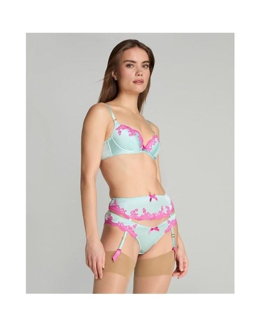 Agent Provocateur Purple Molly Suspender