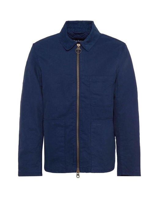 Barbour Blue Tyne Cotton Harrington Jacket for men