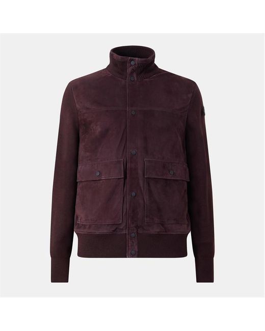 Moncler Brown Weather-Resistant Temperature Regulation Hybrid Jacket for men