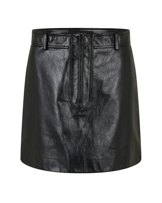 Gucci Black Mini Skirt