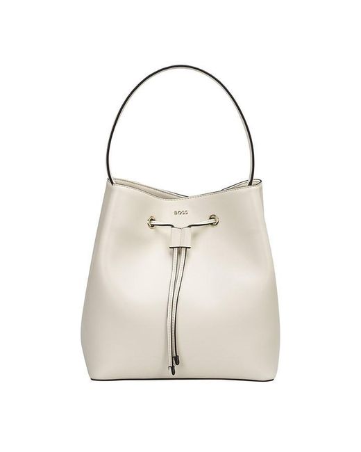 Boss White Bucket Bag