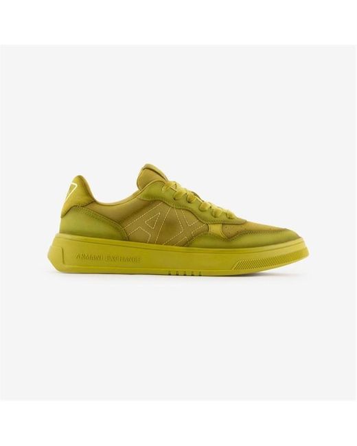 ARMANI EXCHANGE Yellow Trainers for men