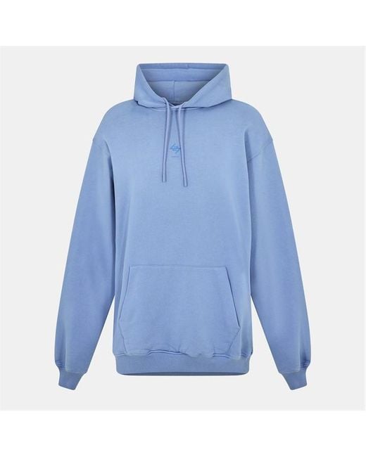 REPRESENT 247 Blue Logo Cotton 247 Oversized Hoodie for men