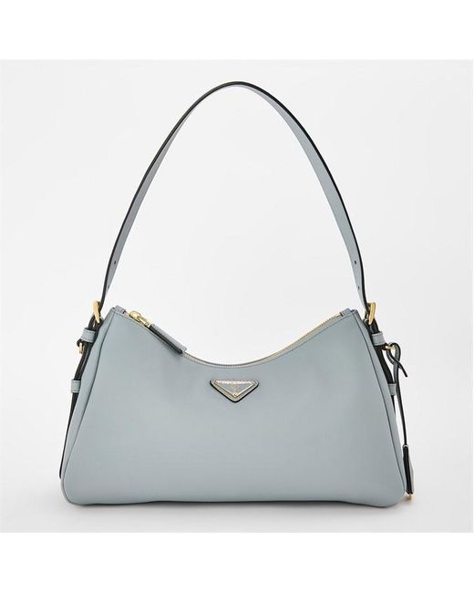 Prada Gray Small Shoulder Bag