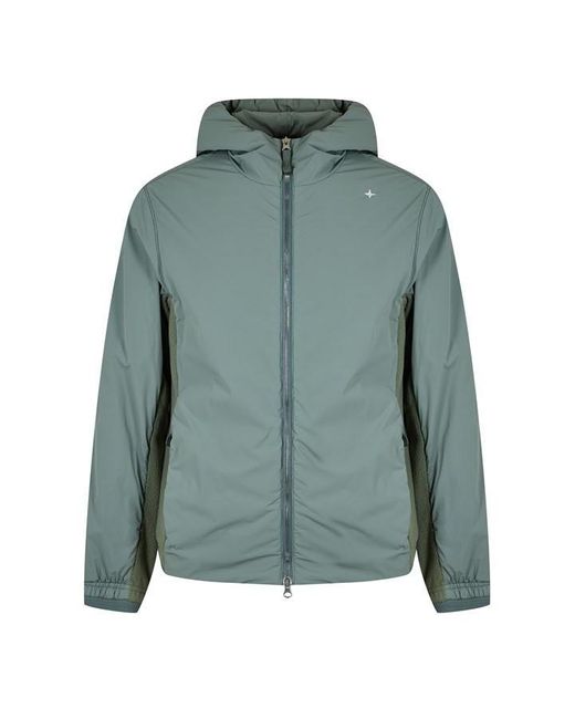 Stone Island Green Skin Touch Stellina Jacket for men
