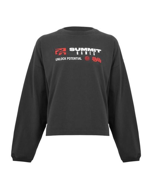 SUMMER GAMES Black Label Logo Ls Tee Long Sleeve T-Shirt for men