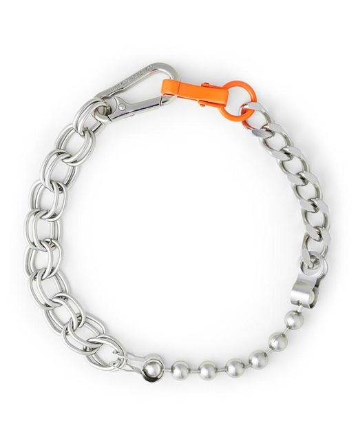 Heron Preston Metallic Chain Necklace for men