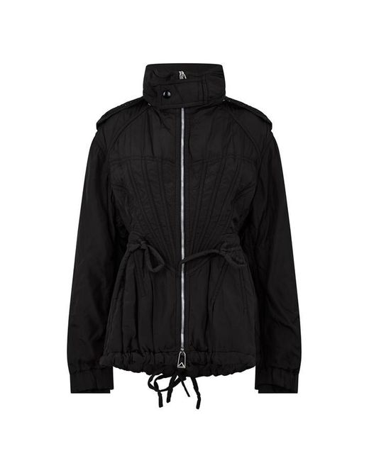 Bottega Veneta Black Weather Resistant Clean-Lined Parka