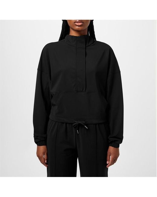 Sweaty Betty Black Sb Explorer Half Zip