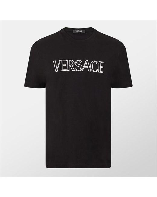 Versace Black Logo T-Shirt for men