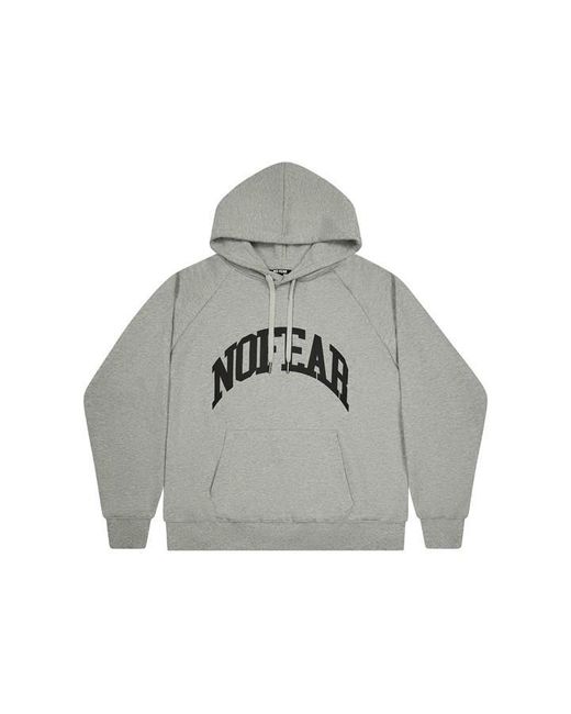 No Fear Gray Varsity Hoodie for men
