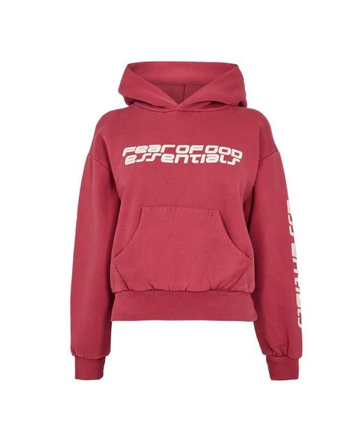 Fear Of God Red Fge Cls Hoodie Ld62