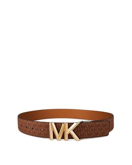 MICHAEL Michael Kors Brown Mmk Logorevbelt38 Ld43