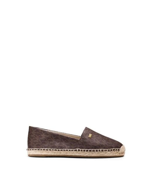 MICHAEL Michael Kors Brown Lenny Flat Espadrilles