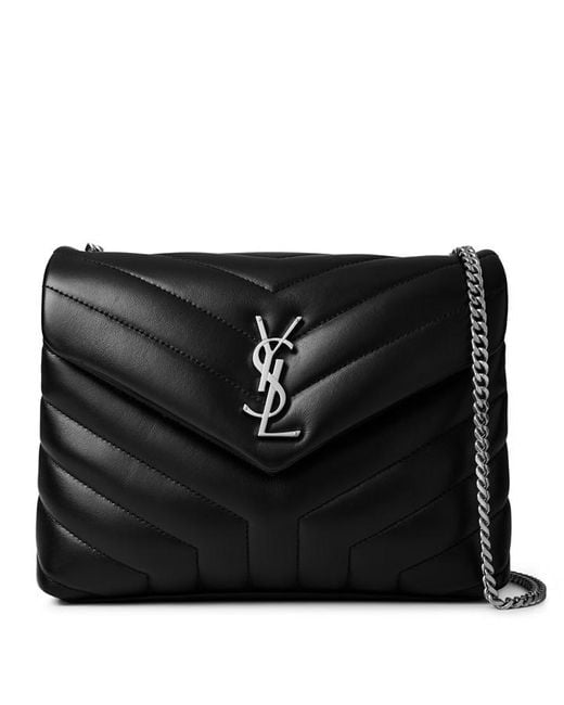 Saint Laurent Black Small Quilted Loulou Bag