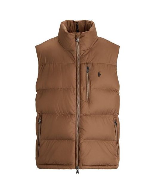 Polo Ralph Lauren Brown El Cap Waterproof Gilet for men