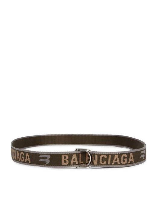 Balenciaga Brown D Ring Belt for men