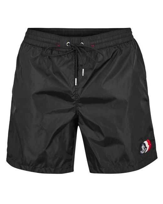 Moncler Black Swim Shorts for men