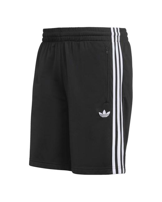 Adidas Originals Black Woven Tracksuit Shorts for men