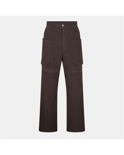 Rick Owens Gray Stefan Cargo Trousers for men