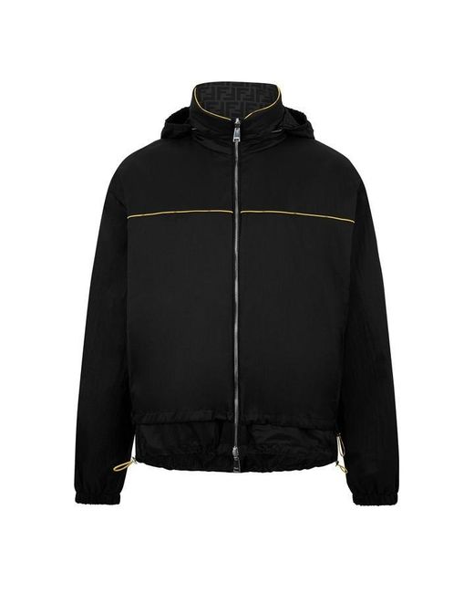 Fendi Black Reversible Windbreaker for men