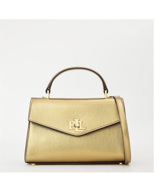 Ralph Lauren Metallic Lrl Farrah Satchel