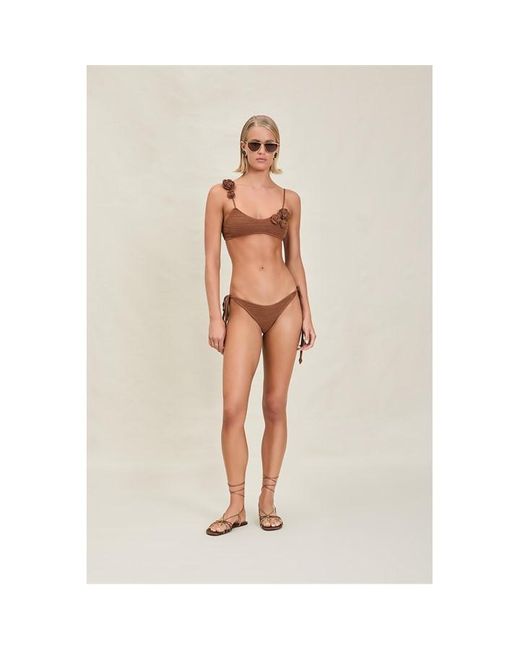 Devon Windsor White Ammie Crochet Bikini Bottom