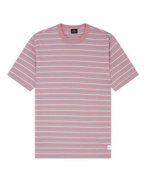 PS by Paul Smith Purple Stripe T-shirt for men