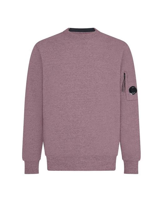C P Company Purple Lens Crew-Neck Sweatshirt for men