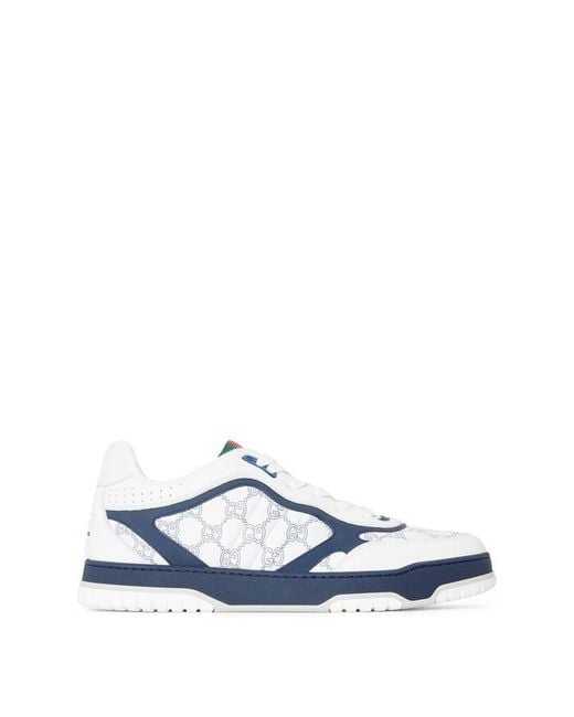 Gucci Blue Re-Web Sneakers for men