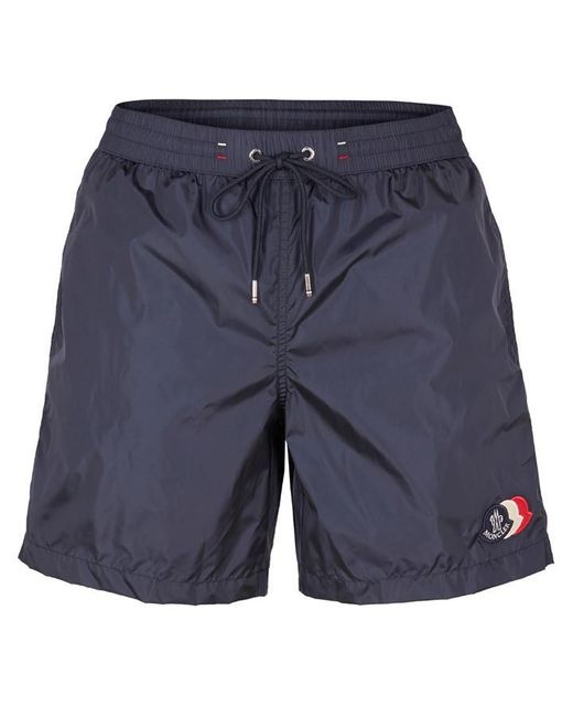 Moncler Blue Swim Shorts for men