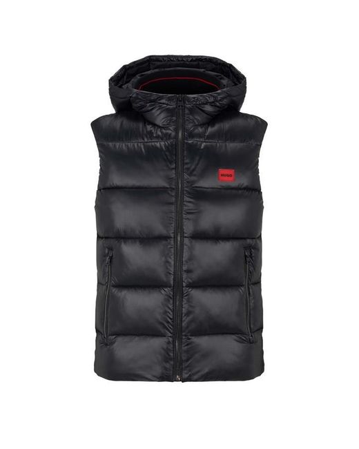 HUGO Black Balti2241 Gilet for men