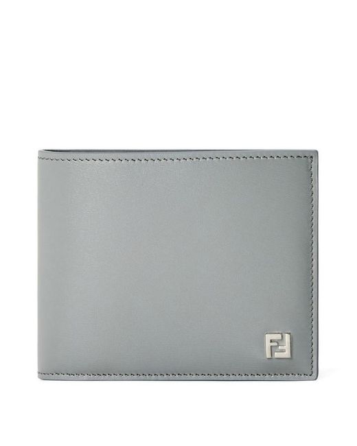 Fendi Gray Billfold Wallet for men