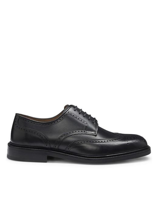 Boss Black Mosby Double Breasted Lace Up Derby Shoes for men